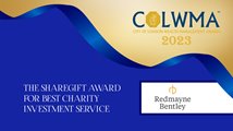 COLWMA The ShareGift Award for Best Charity Investment Service 