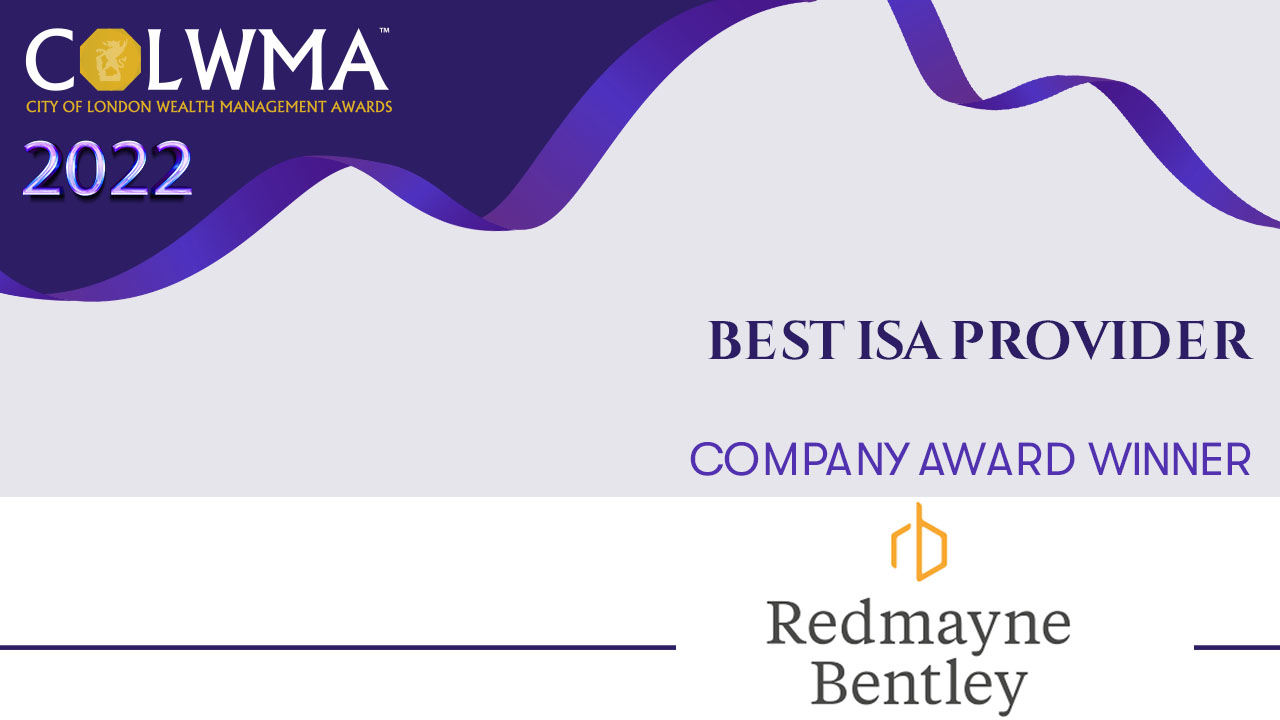 Redmayne Bentley named Best ISA Provider for the fifth time at national financial awards