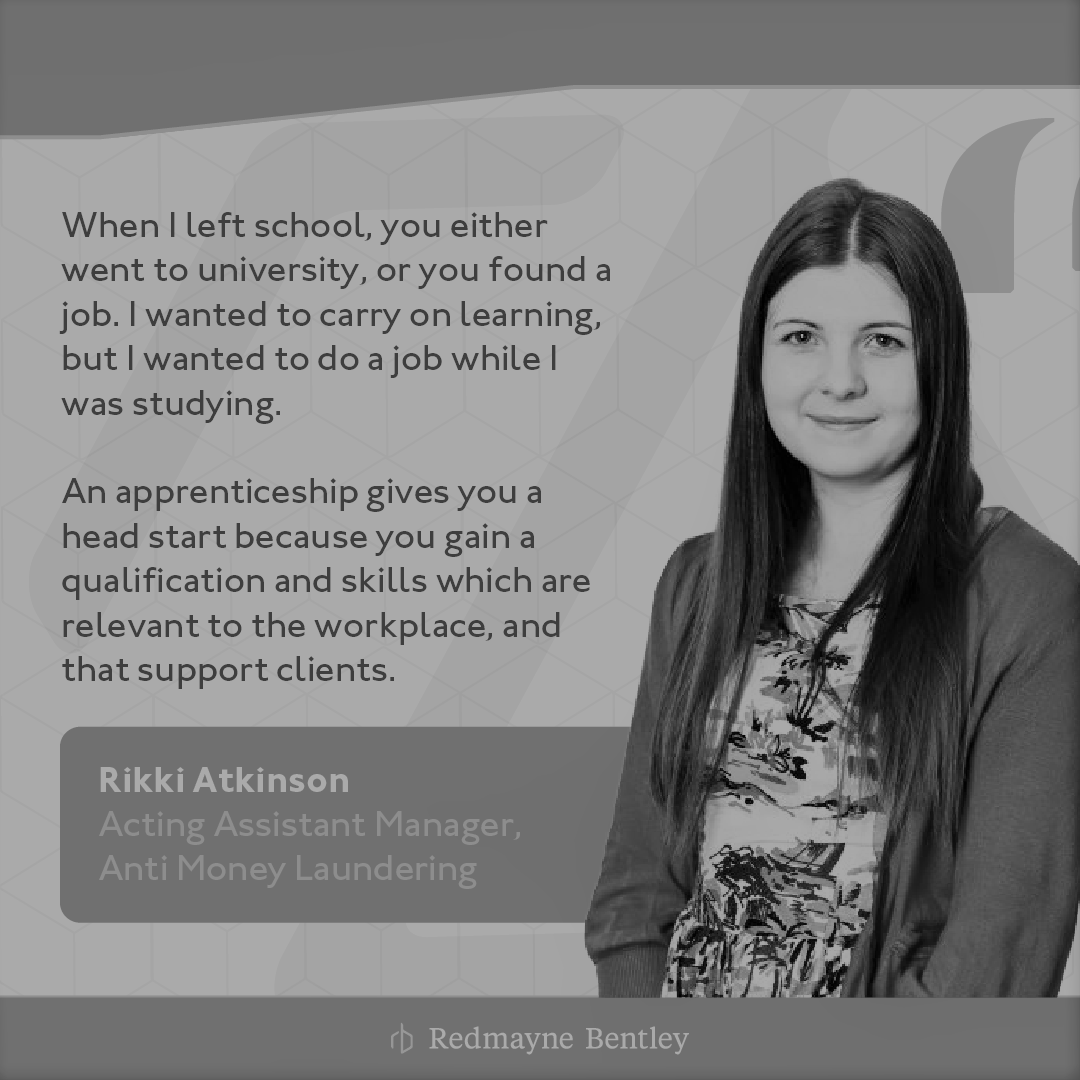 A future shared: Rikki Atkinson shares her journey from apprentice to Assistant Manager