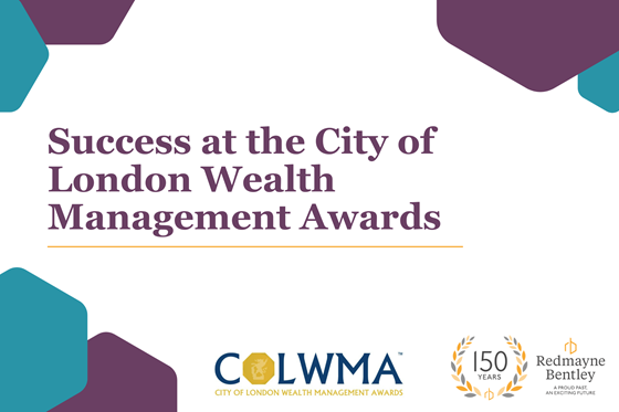 Success at the City of London Wealth Management Awards 2026